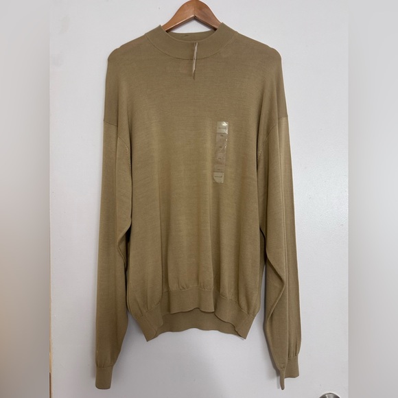 New Pronto Uomo Sweater Tan Color - Picture 3 of 3
